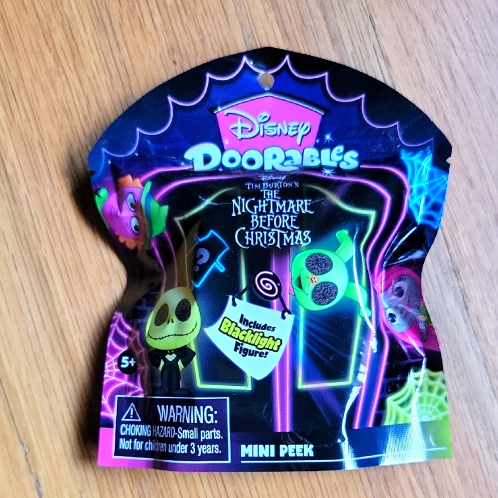 Disney Doorables Mini Peek Mystery Pack Nightmare Before Christmas Blacklight